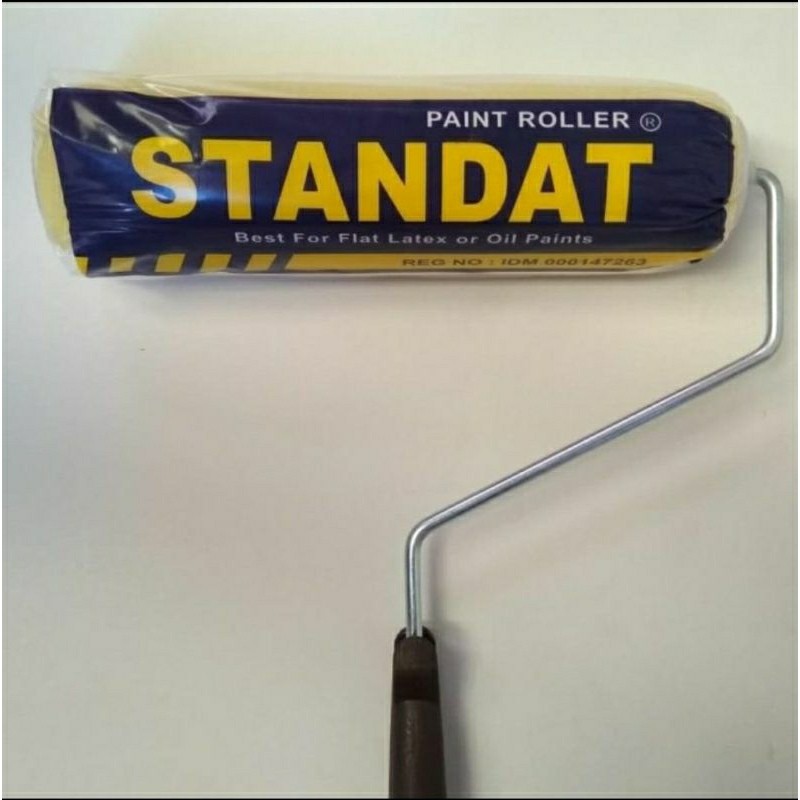 JayyaStore -  Kuas Rol Bulu 9" Cat Tembok