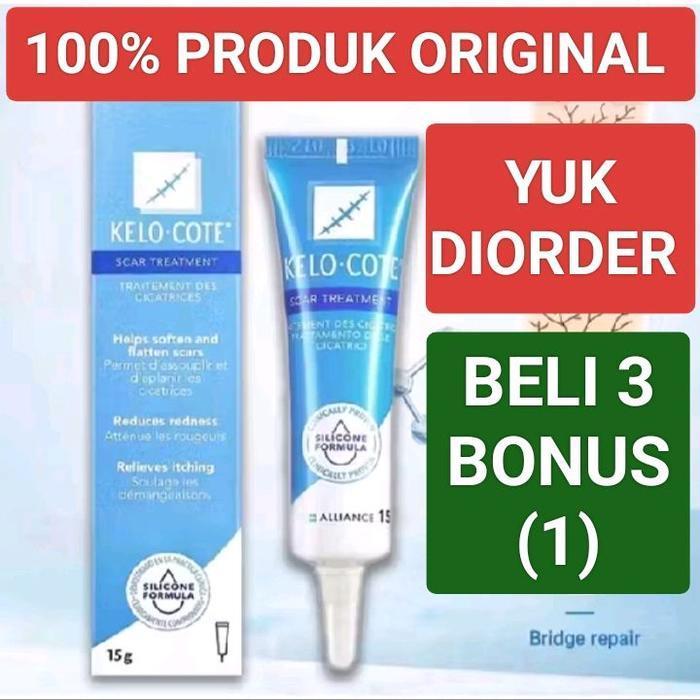 KELO COTE KELOCOTE 15GR ASLI ORIGINAL PENGHILANG BEKAS LUKA ASLI ORIGINAL