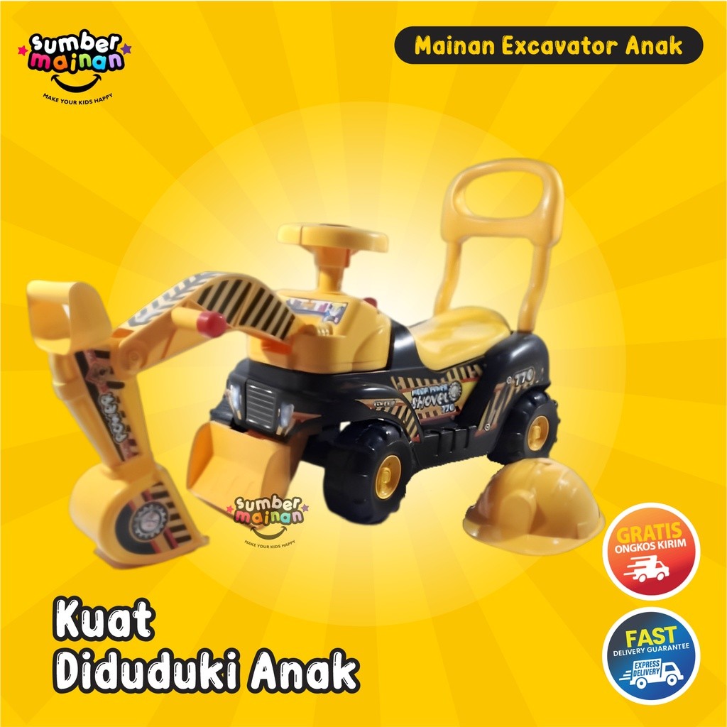 Terlaris Mainan Mobil Mobilan Excavator Ride On Car Untuk Anak Laki Laki By Sumbermainananak