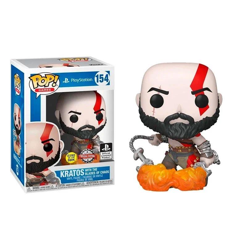 FUNKO POP God Of War KRATOS #154 Action Figure Collection Model Toys for ildren Birthday Gifts