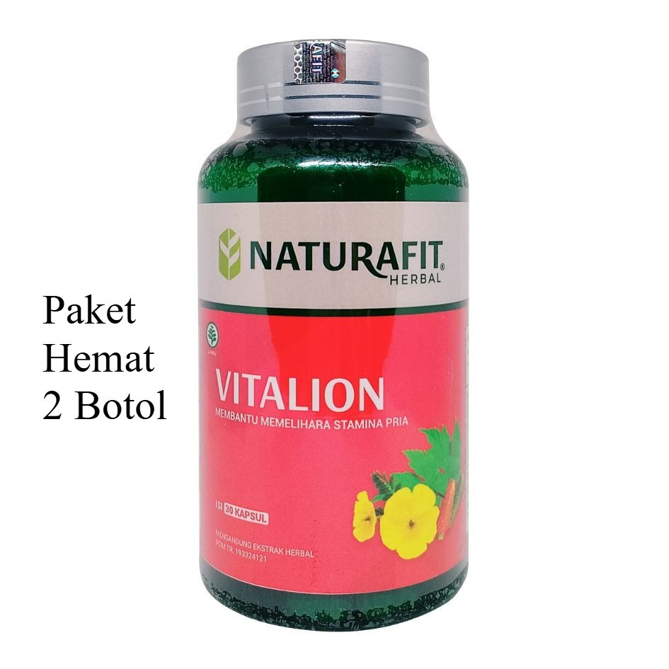 Paket 2 Botol Naturafit Vitalion 30 kapsul