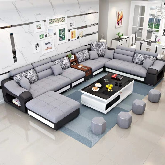 Furniture Kursi Sofa Minimalis Sofa Ruang Tamu Besar