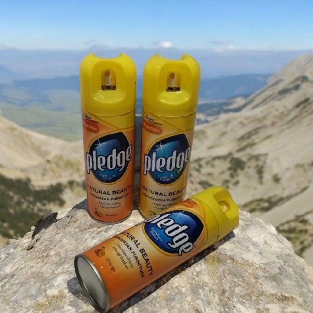 {003}. Jual Pledge Lemon "pembersih dan pengkilap body motor "