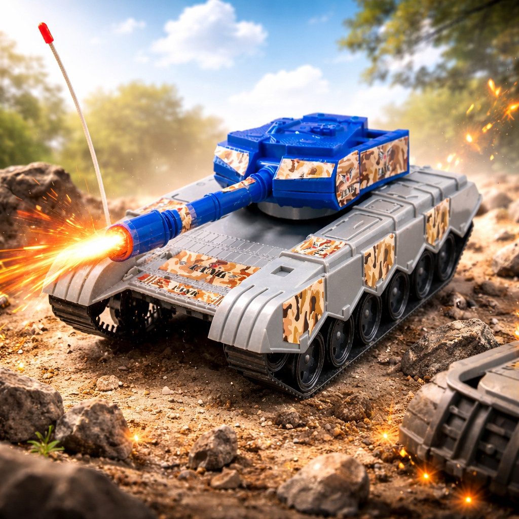 MAINAN MOBIL TANK BESAR