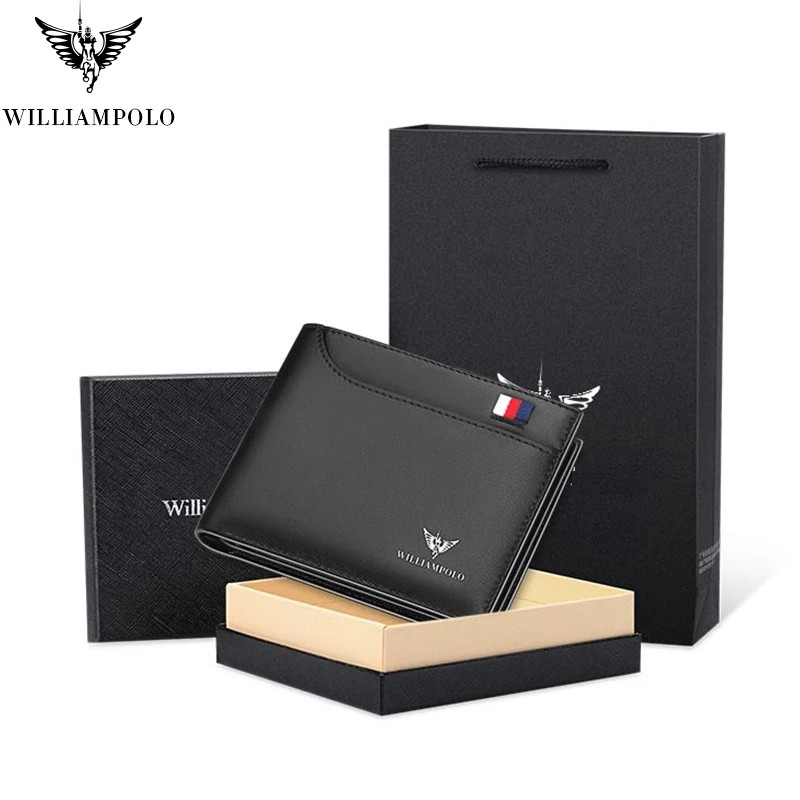Soft Men Wallet Ultra Slim Credit Card Holder Genuine Leather Multi Card Case Purse Business Portabl