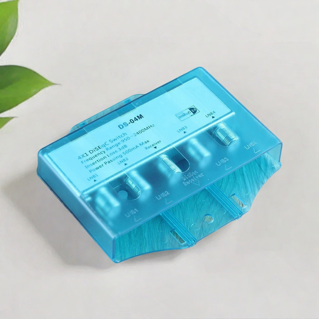 TV Waterproof DS-04M Satellite TV Receiver 950-2400MH 4x1 SEqC 2.0 Swit Antenna FTA sh Flat B Multis