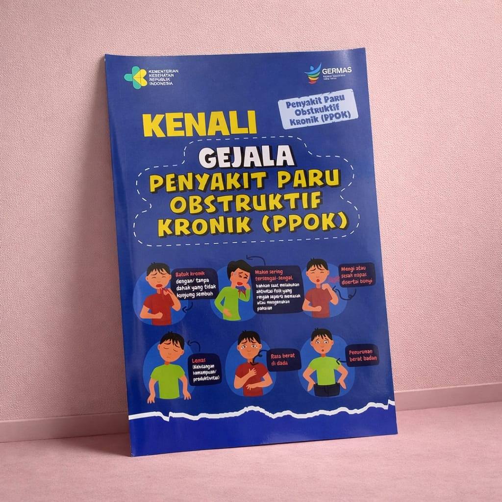 Poster Kesehatan - Poster PPOK - Poster Gejala PPOK - Poster Penyakit Paru Obstruktif Kronis