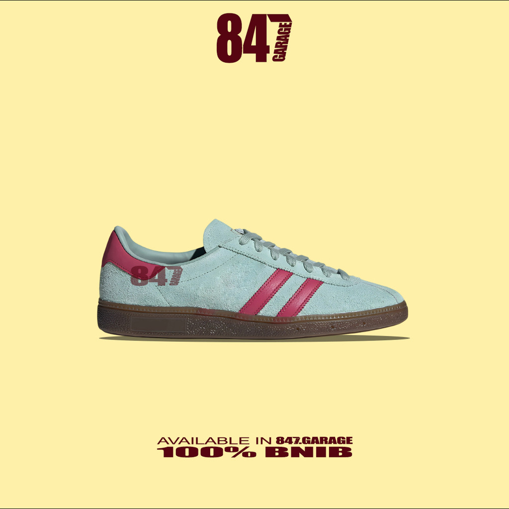 Sepatu Adidas Munchen Hazy Tosca Pink   Brand New In With Tag Box