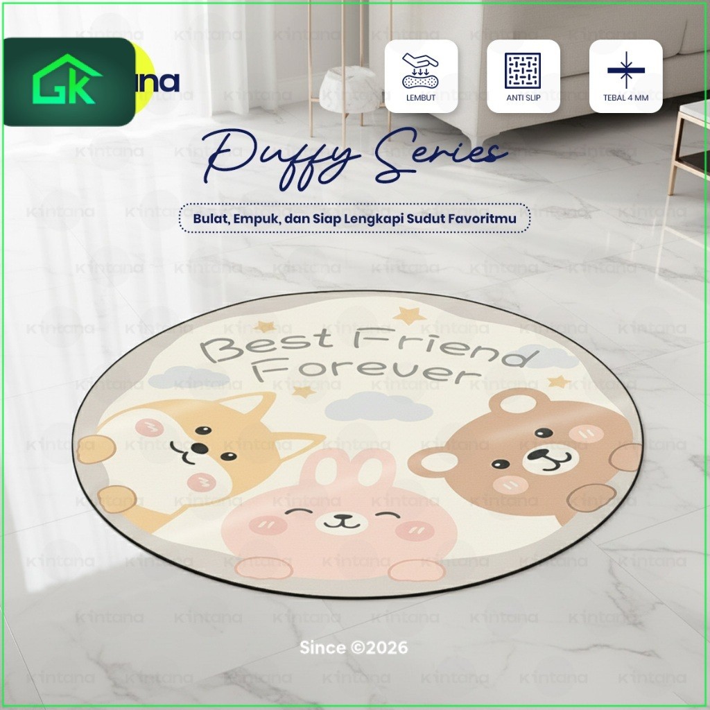 GriyaKarsa.Id -  Karpet Lantai Karpet Meja Anti Selip Karpet Kecil Karpet Ruang Tamu 100x100CM & 120