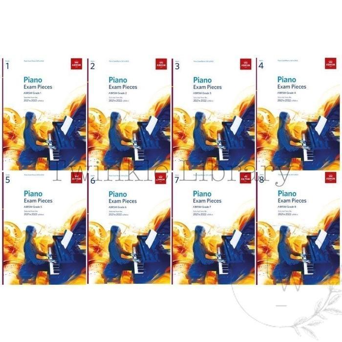 BUKU FISIK [2021 & 2022] ABRSM Piano Exam Pieces Grade 1 2 3 4 5 6 7 8 2021 & 2022 syllabus |  Ujian