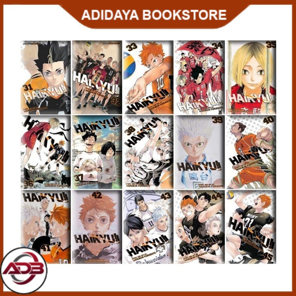 Haikyuu manga vol.1-45 (English)