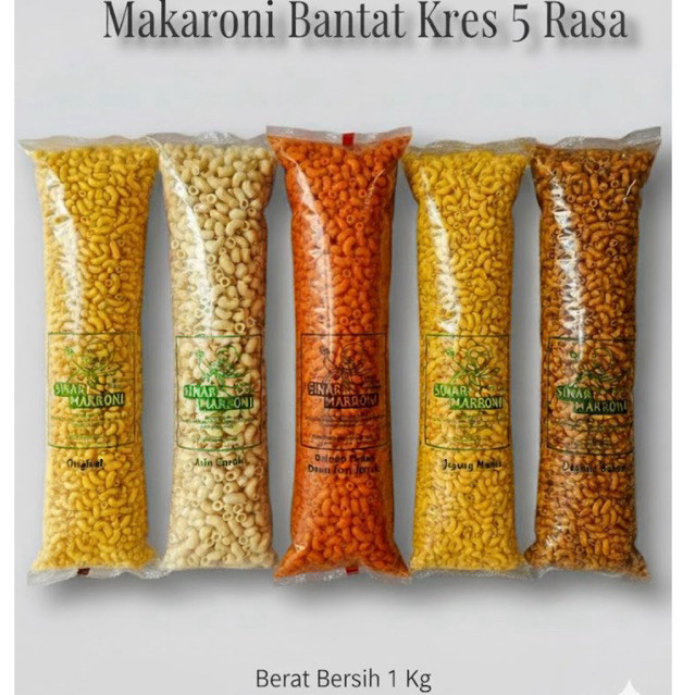 makaroni bantat 1 ball/makaroni bantat 1kg/makaroni bantat balado asin jagung manis