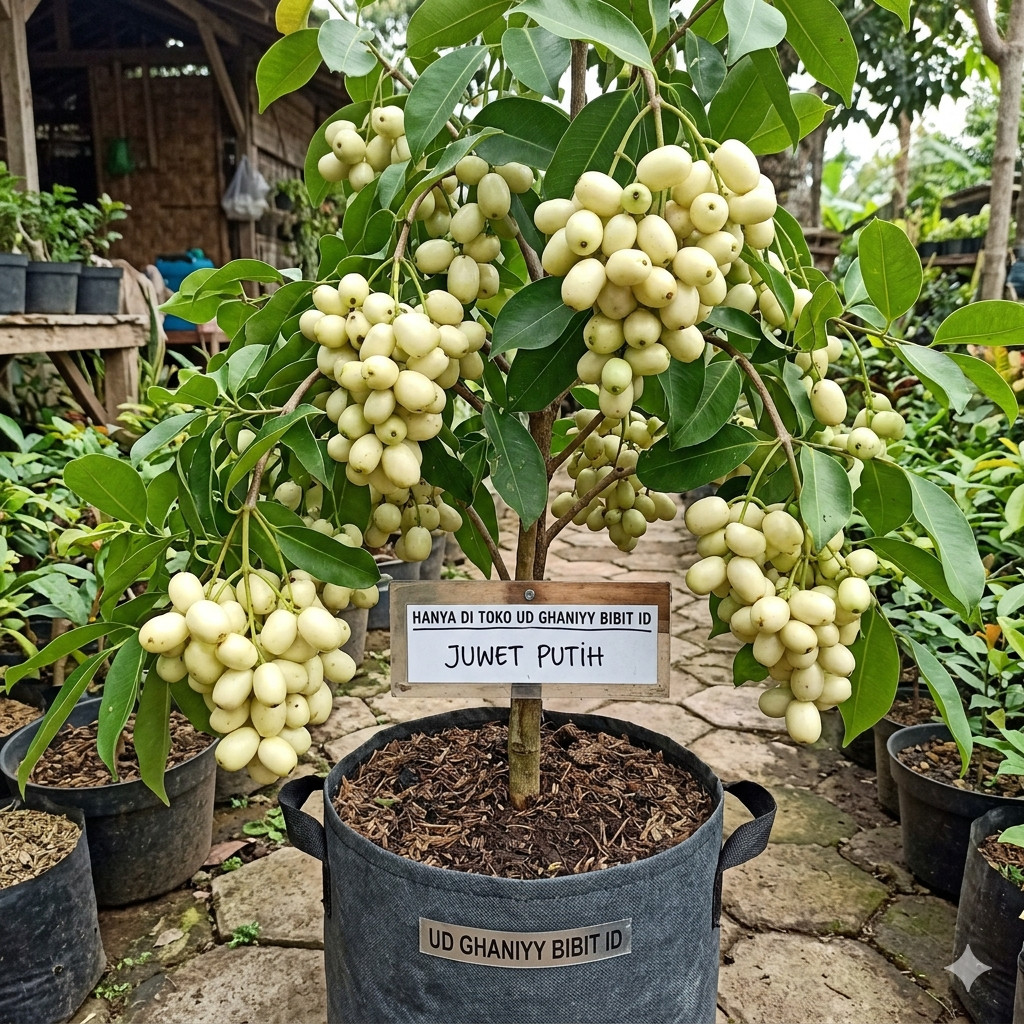 BIBIT JUWET PUTIH TANPA BIJI OKULASI/ BIBIT TANAMAN JUWET PUTIH UNGGUL Bibit Tanaman Super Unggul UD