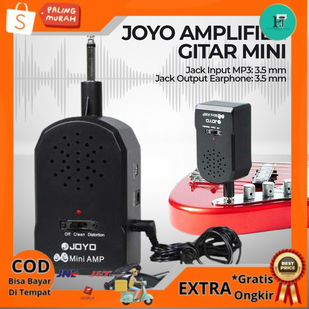 Mini Amplifier Gitar Portable Clean Distortion Headphone Amp 2W