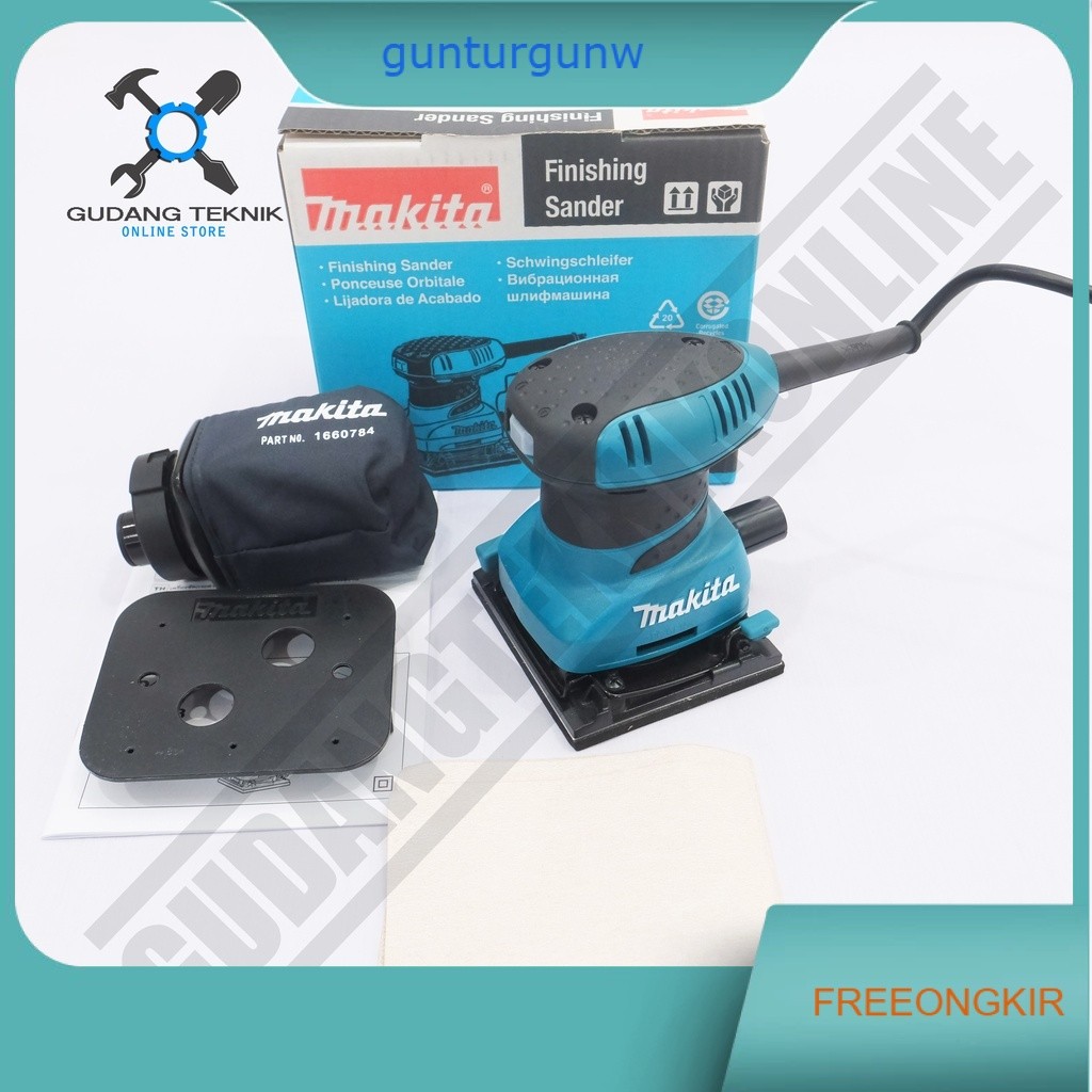 Mesin Amplas Sander MAKITA BO4556 / Palm Sander MAKITA 4556 - Amplas Finishing Sander BO 4556