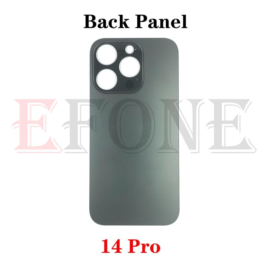 Glass Material For Iphone 14 Pro Back Battery Glass Cover Rear Panel Door Housing Case Repair Parts