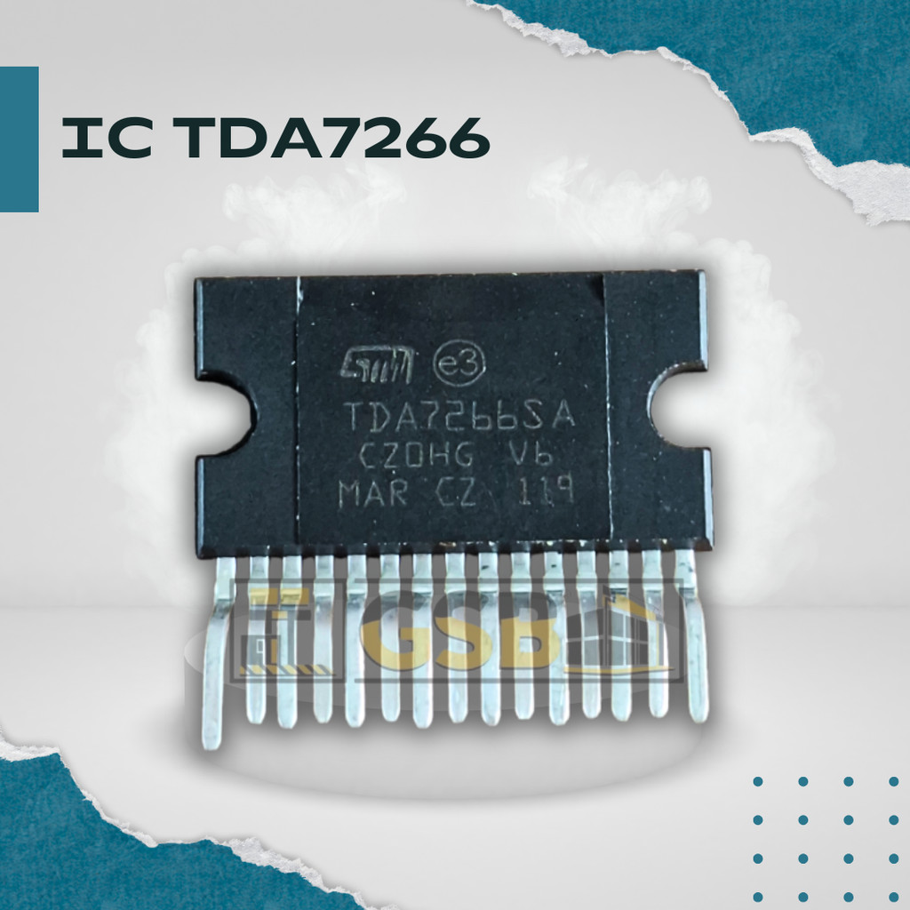 IC TDA7266 Amplifier Audio TDA 7266 Stereo BTL Mobil Portable