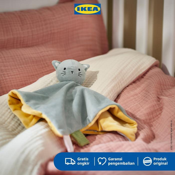 IKEA GULDVAVARE Selimut Anak Nyaman Dengan Boneka Kucing Serbaguna Nyaman