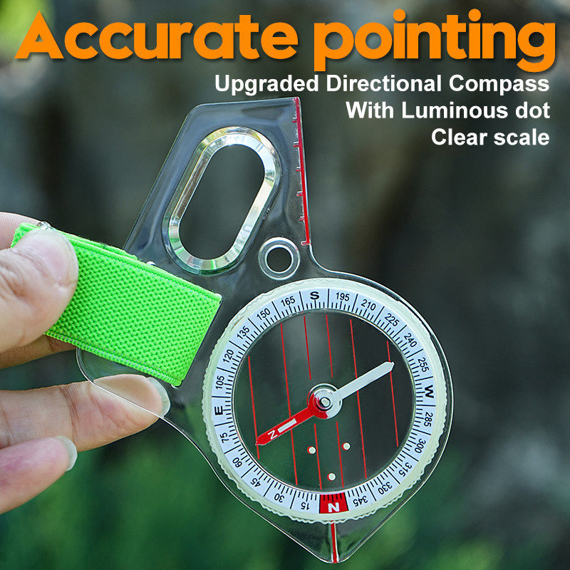 thumb compass rectional offroad compass, outdoor treasure  compass, north compass, south compass