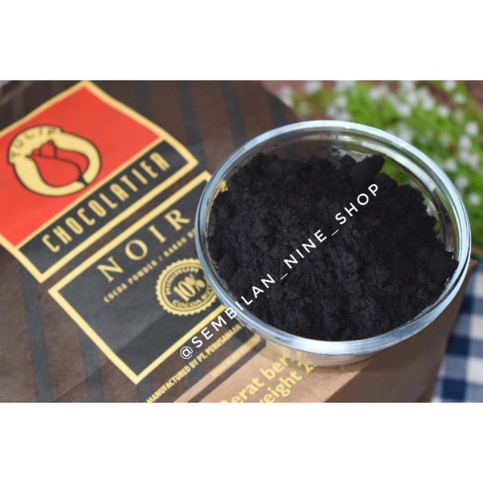 BAHAN KUE TULIP NOIR BLACK Cocoa Powder 250 Gram Bubuk Cokelat Coklat Warna Hitam Charcoal - Warna K