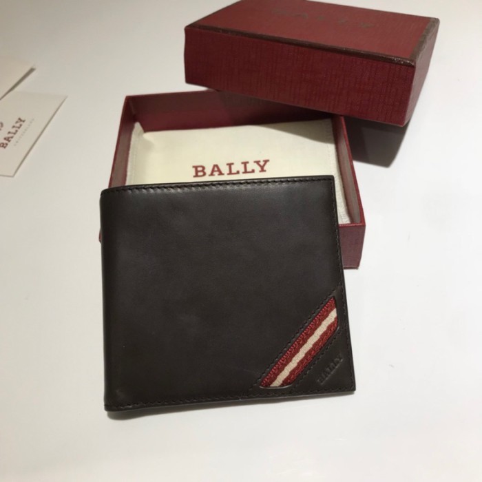 DOMPET BALLY Cowhide Multicard Fold Original Brown