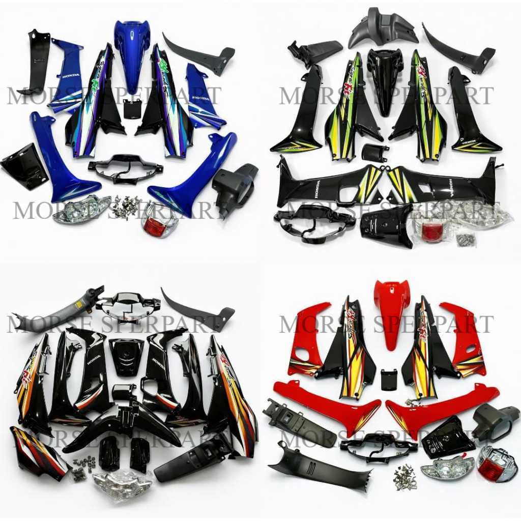 Full Set  body halus Honda supra fit lama tahun 2001-2002-2003-2004-2005
