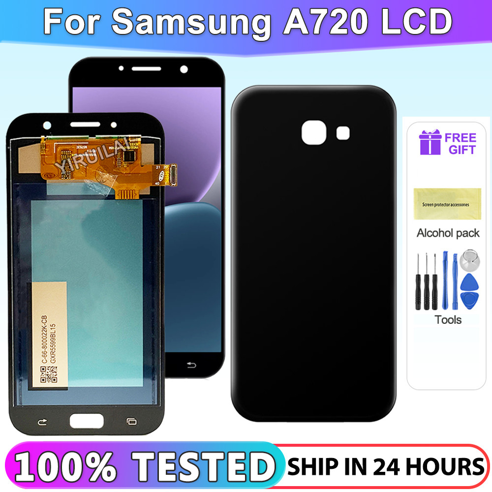 TFT A720 LCD For Samsung Galaxy A7 2017 splay Touch Screen gitizer Assembly Replacement For Samsung 