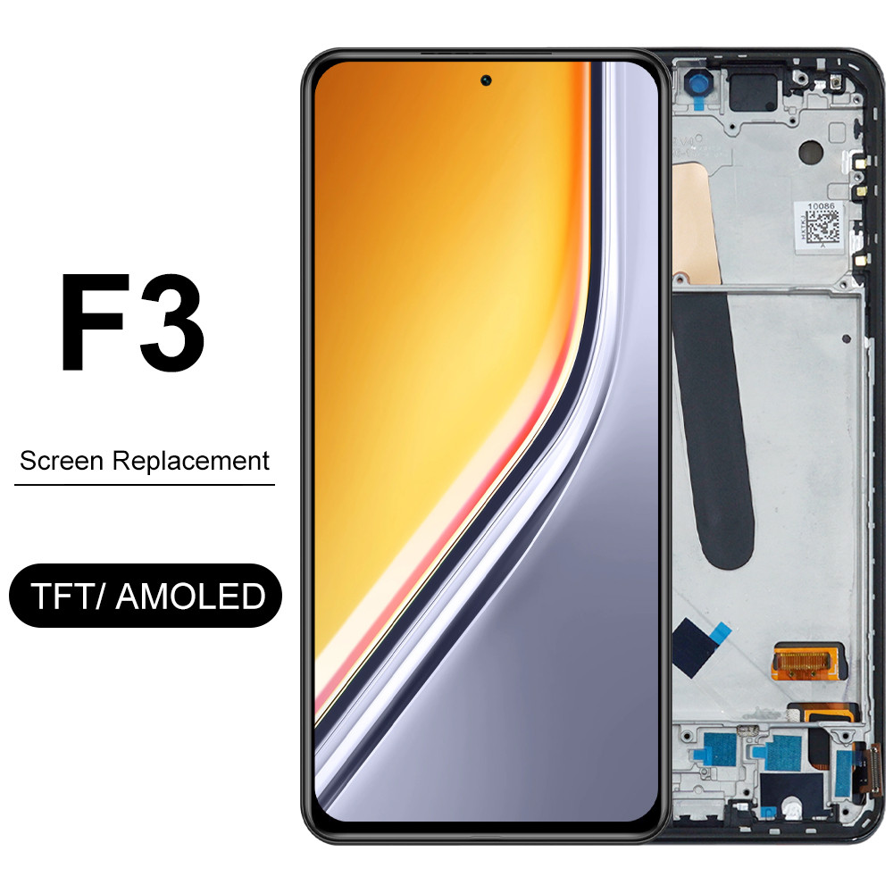 F3 AMOLED Screen for Xiaomi Poco F3 M2012K11AG LCD splay Touch Screen gitizer with Frame for POCO F3