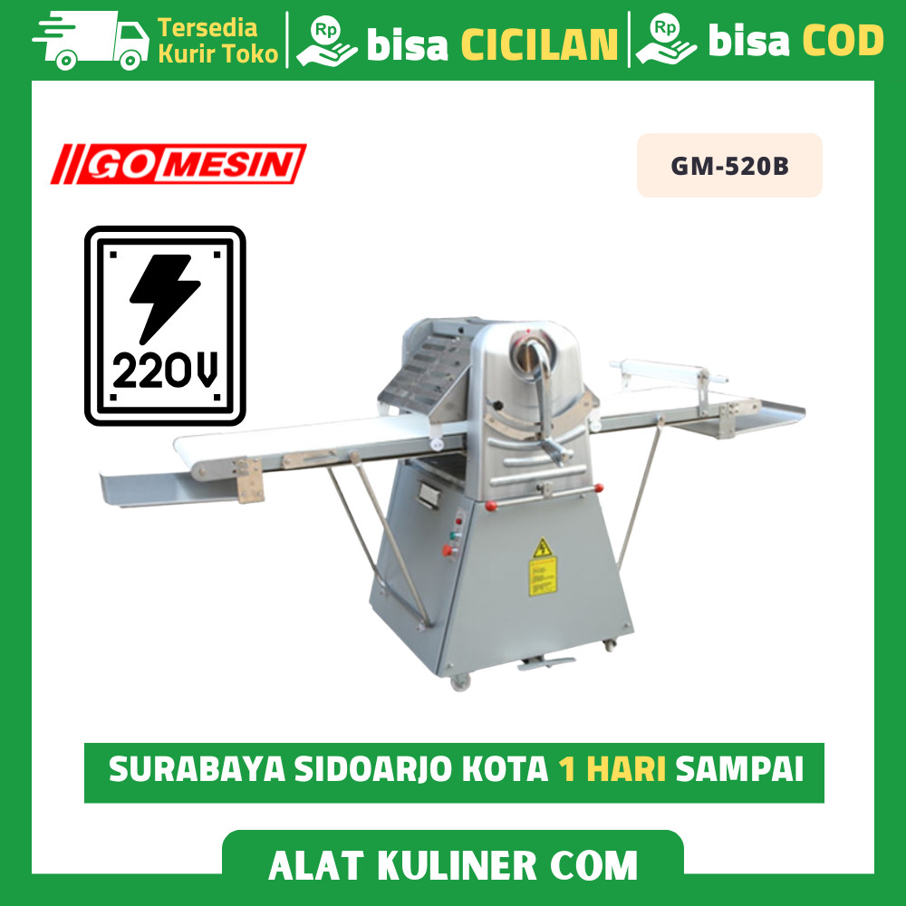 Dough Sheeter Mesin Pemipih Adonan Pastry Gomesin GM-520B