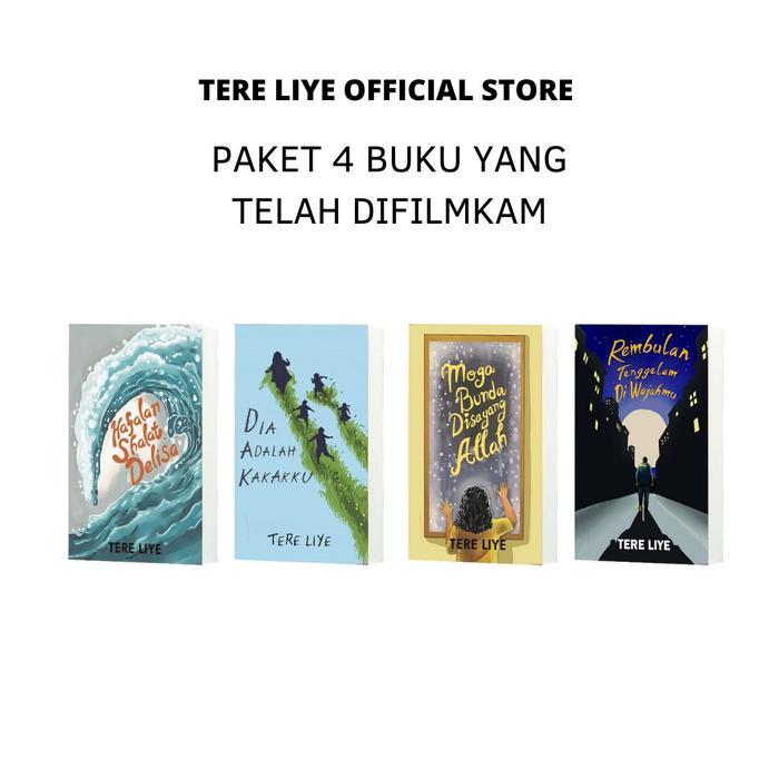 COMBO 4 BUKU TERE LIYE YANG TELAH DIFILMKAN - IYA TTD