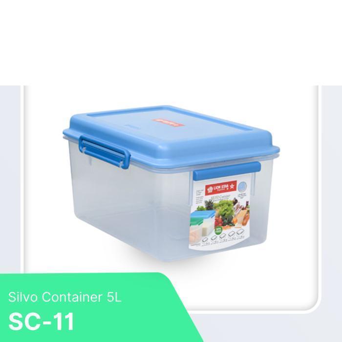 LION STAR Penyimpanan Box Kedap Udara Silvo Container 5 Liter SC-11