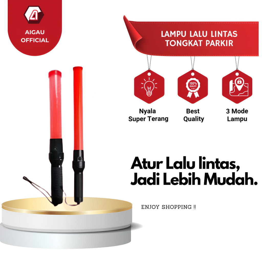 LAMPU Lalu Lintas Lalin Tongkat Parkir Polisi