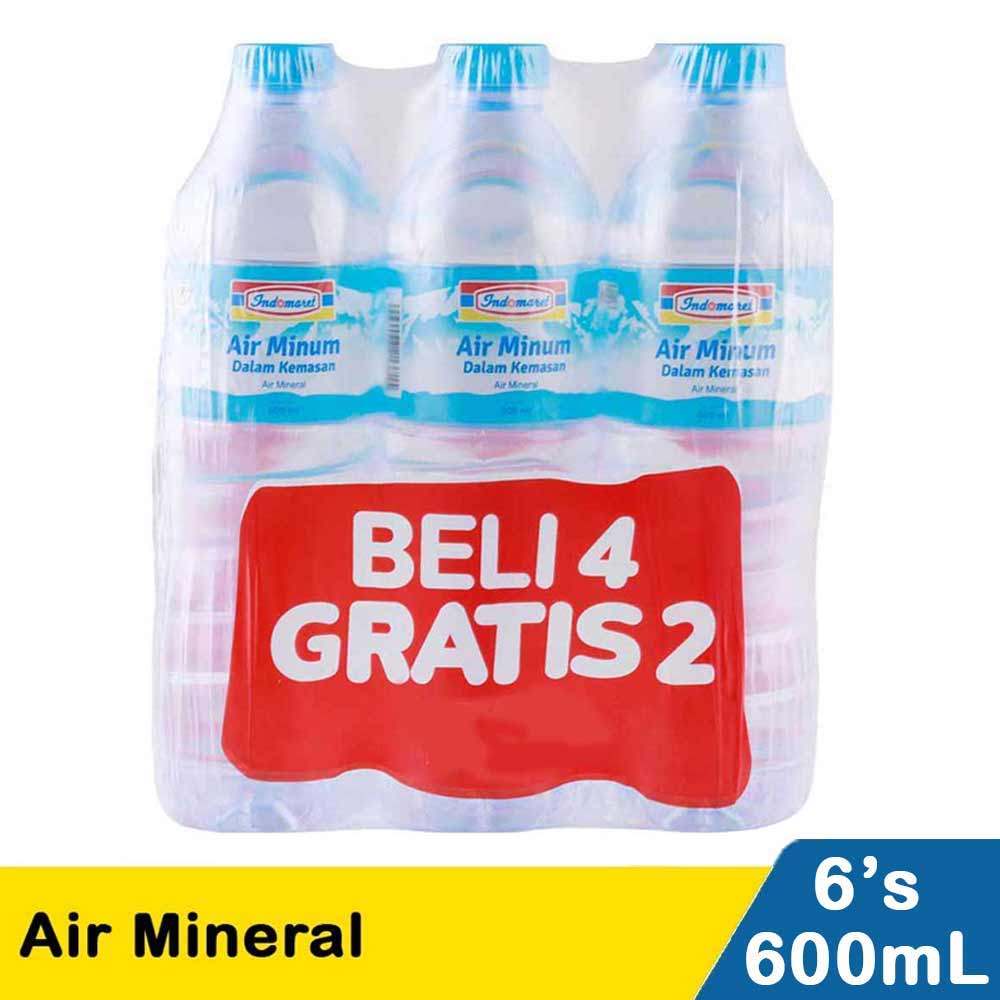 INDOMARET AIR MINUM (4+2)  600/500ml