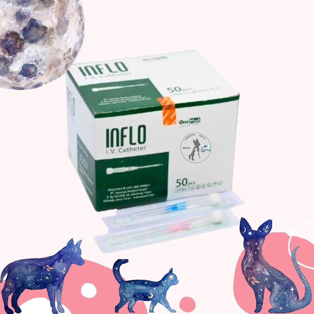 OneMed IV Catheter 26G Kateter (1 BOX = 50 PCS)