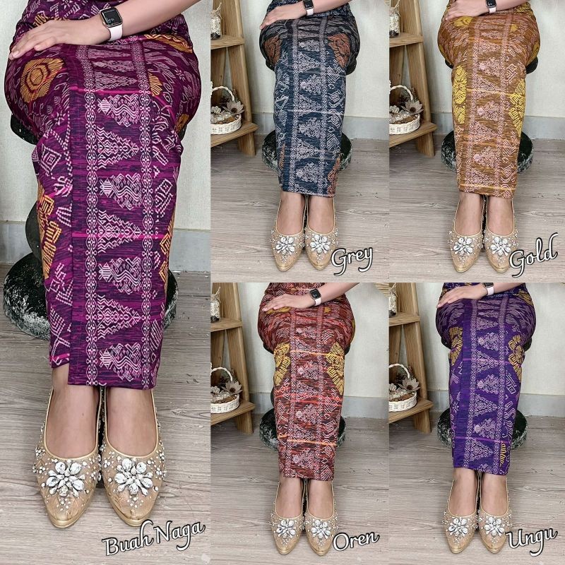 TERBARU Rok Kamen Jadi Bali Motif Songket