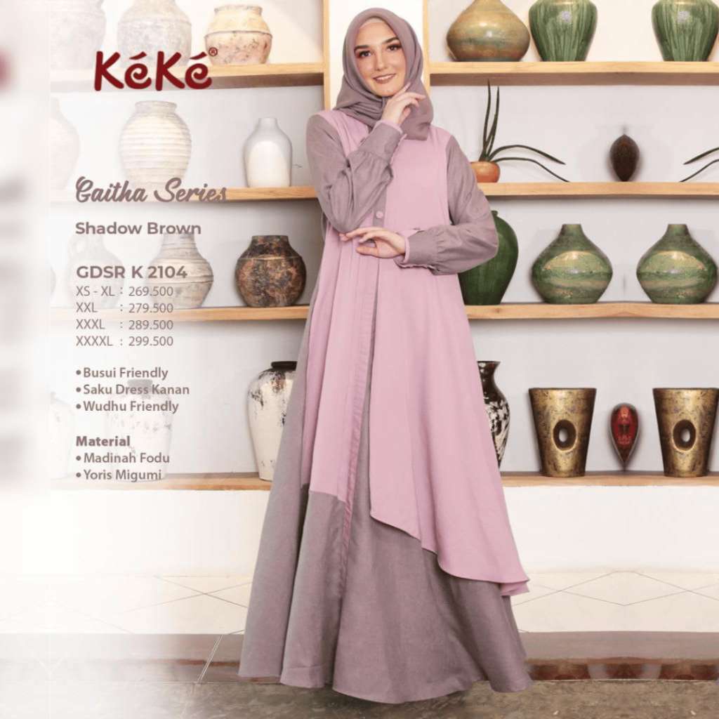 KEKE GAMIS DEWASA GDSR K 2104 TAUPE