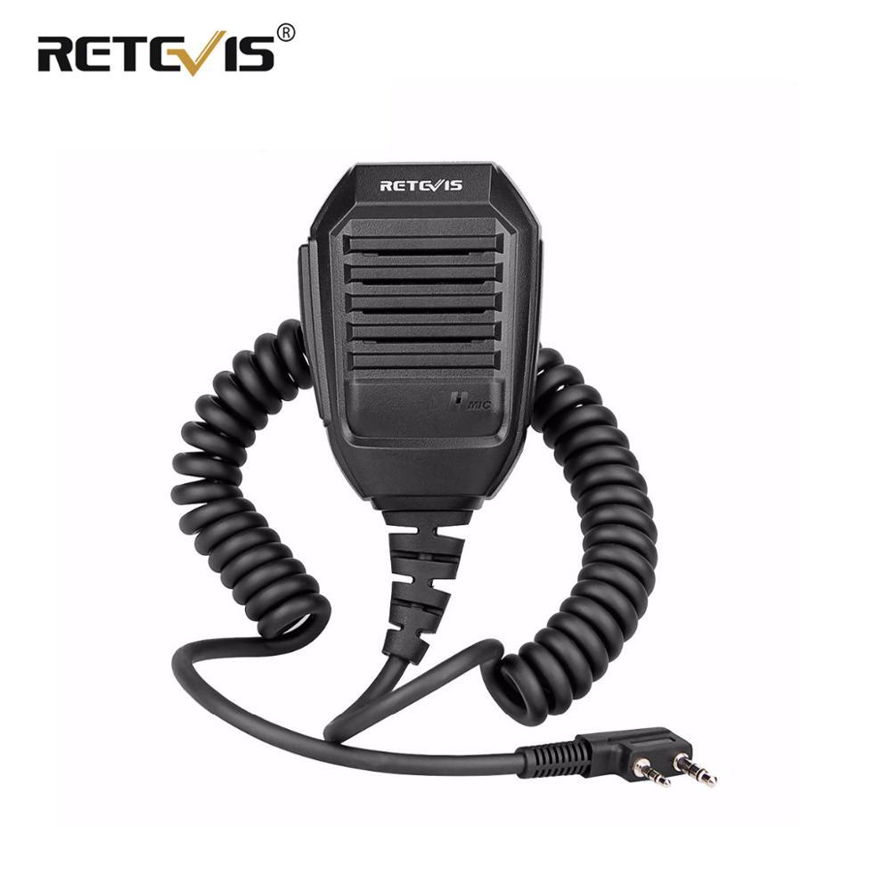 Retevis HK005 Walkie Talkie Handy Speaker Microphone Clear Sound Rao Mic PTT for Baofeng UV5R UV82 R