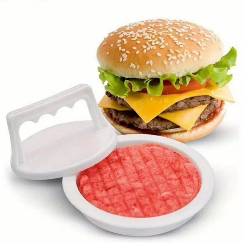 Cetakan Daging Burger Alat Cetak Daging Burger Cetakan Bulat Patty Press Maker Mold Pencetak Beef Ha