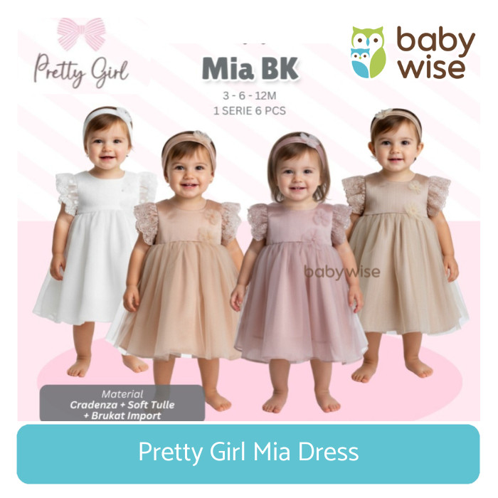 Pretty Girl Mia Dress - Dress Gaun Anak Perempuan