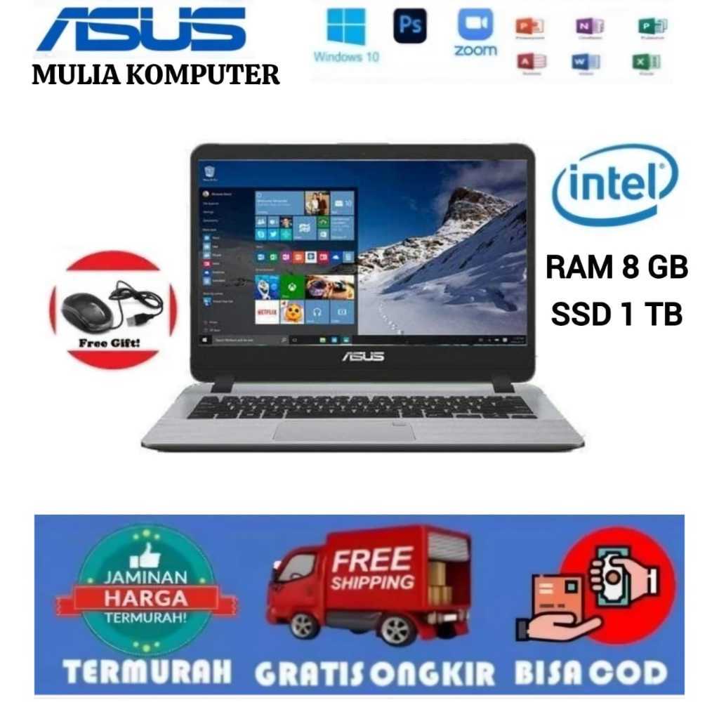 Laptop ASUS A407M Intel celeron ram 8Gb/SSD 1Tb...SALE