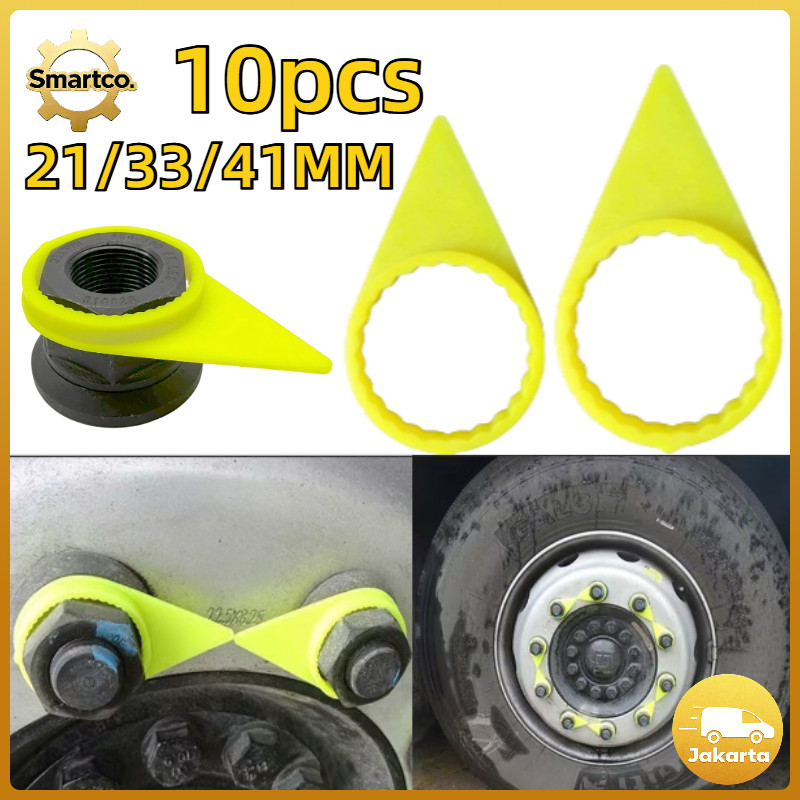 10PCS 21/33/41MM Wheel Nut Indicator Cap Topi Indikator Tanda Pengaman Mur Baut Roda Mobil Truk Kunc