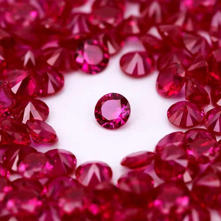 Corondum Pink Sapphire / Rose Ruby Round Cut 1.00mm – 7.00mm | Batu Permata Warna Pink