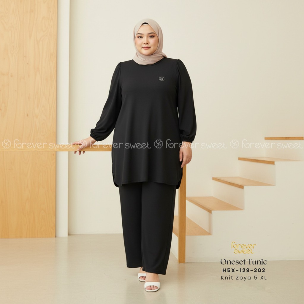 Oneset  Setelan Tunic Hijab 5XL Forever Sweet
