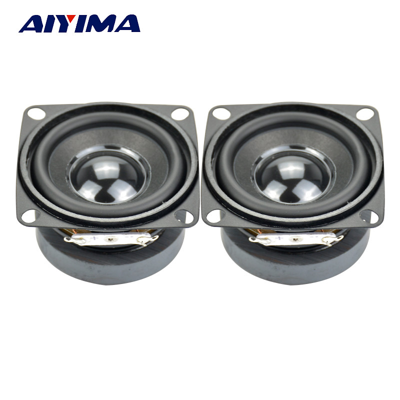 AIYIMA 2Pcs 2 Inch Full Range Speaker 4 Ohm 5W Mini Woofer Speakers Y Home Theater Auo Subwoofer Lou