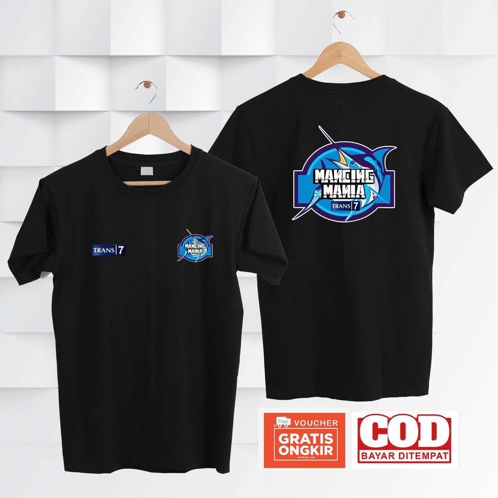 kaos MANCING MANIA TRANS 7/ BAJU MANCING KAOS MANCING