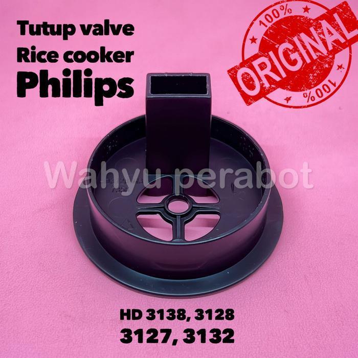 Valve Philips Uap Rice Cooker / Tutup Valve Uap Philips HD3118 HD3119 HD3129 HD3131 HD3053 HD3127 HD