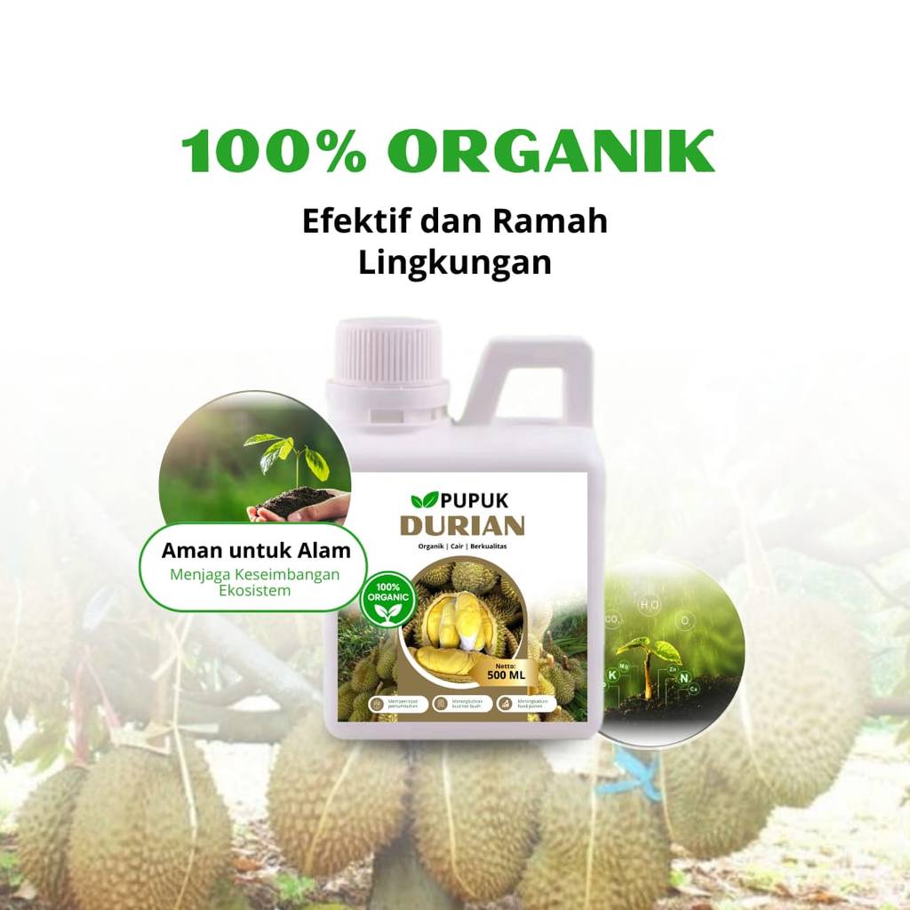 POC 500ml Booster Durian Penyedia Unsur Hara Tambahan Perangsang Buah Besar Manis Dan Panen Melimpah