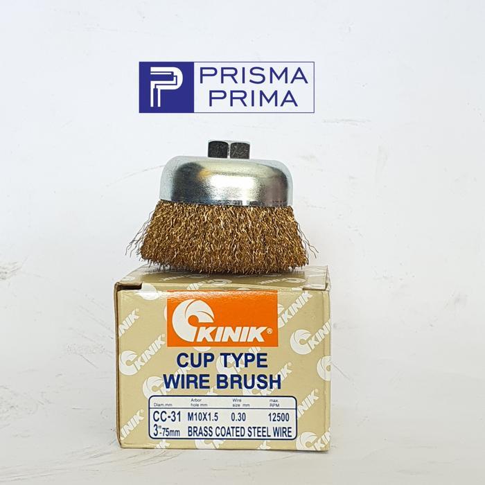 Sikat Mangkok Kawat KINIK Kuningan Wire Brush