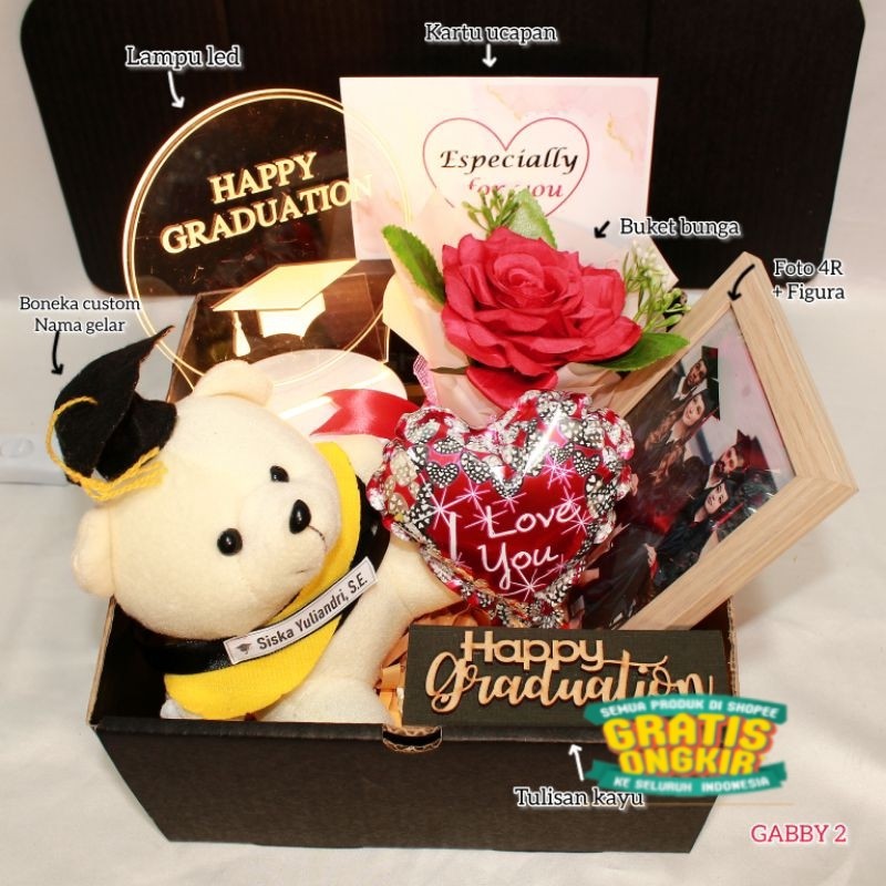 KADO WISUDA / GIFT WISUDA / HAMPERS WISUDA / KADO WISUDA CEWEK / KADO WISUDA COWOK / HADIAH WISUDA /