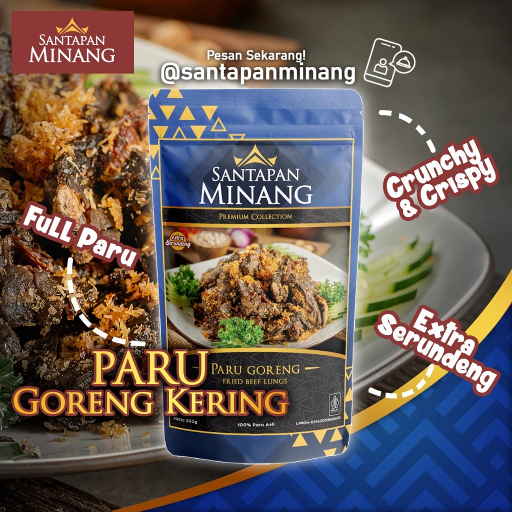 Paru Goreng Kering Asli Padang Santapan Minang